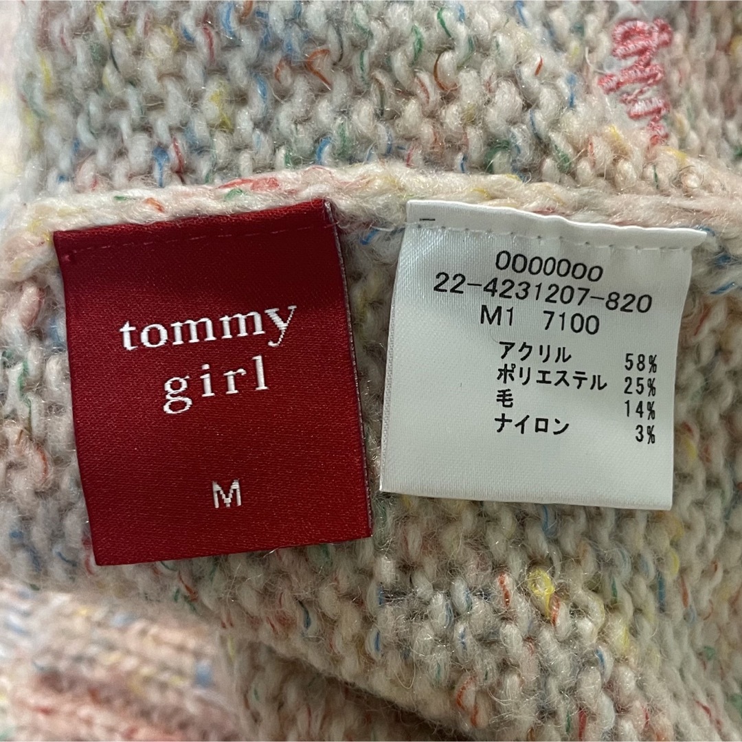 tommy girl(トミーガール)のトミーガールピンクニットセーターカルバンラコステマウジーザラビームスラルフgu レディースのトップス(ニット/セーター)の商品写真