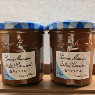 フランスのジャム ボンヌママン  塩キャラメル 2瓶セットBonneMaman (缶詰/瓶詰)