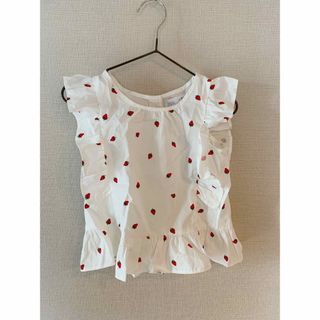 ザラキッズ(ZARA KIDS)のザラキッズ　いちご　トップス(ブラウス)