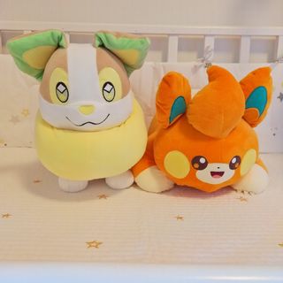 ポケモン(ポケモン)の【非売品】ワンパチ＆パモぬいぐるみ(キャラクターグッズ)