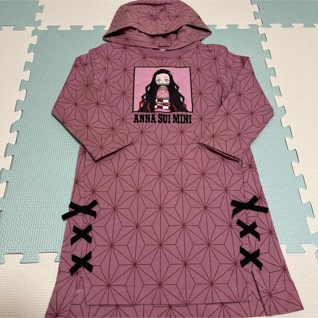 ANNA SUI mini(アナスイミニ)の最終価格☆ワンピース110 キッズ/ベビー/マタニティのキッズ服女の子用(90cm~)(ワンピース)の商品写真