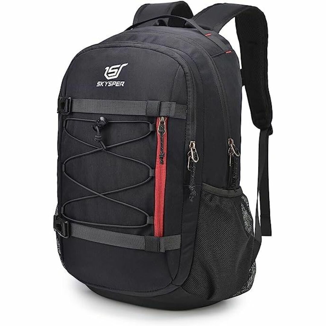 【色: ブラック】SKYSPER 登山用リュック 25L リュック メンズとレデ