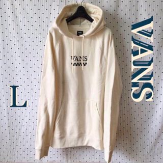 ヴァンズ(VANS)のVANSバンズUS限定SuperDesignロゴHOODIEパーカーＬ１点物(パーカー)