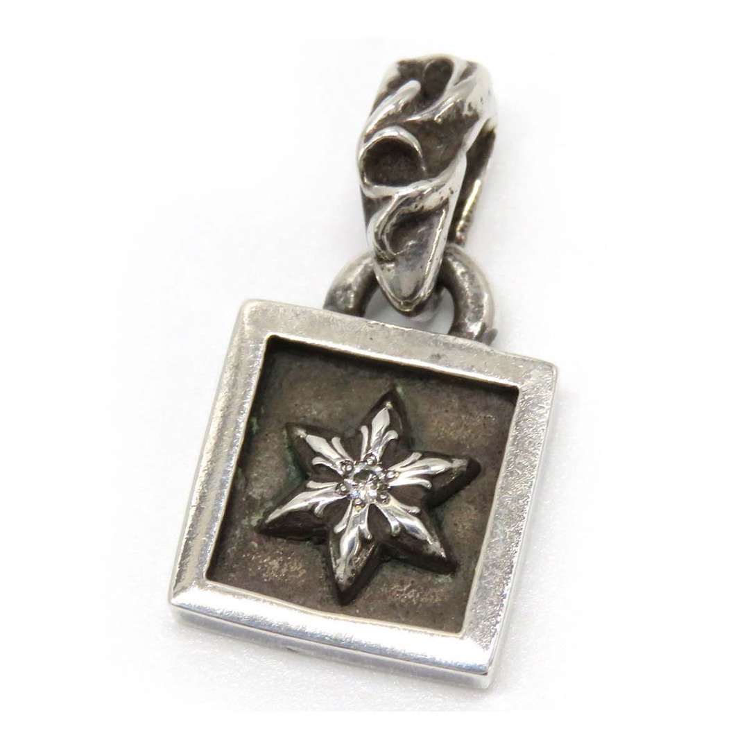 クロムハーツ FRAMED STAR フレームド スター ダイヤモンド チャーム SV925 1Pダイヤモンド ユニセックス CHROME HEARTS  【アパレル・小物】アクセサリー