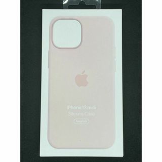 アップル(Apple)の【半額】APPLE純正：新品 iPhone 13 miniシリコンチョークピンク(その他)