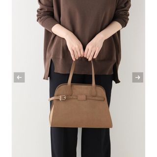 アパルトモンドゥーズィエムクラス(L'Appartement DEUXIEME CLASSE)の新品【Kabinett / カビネ】WEEKEND BAG  キャメル(ハンドバッグ)