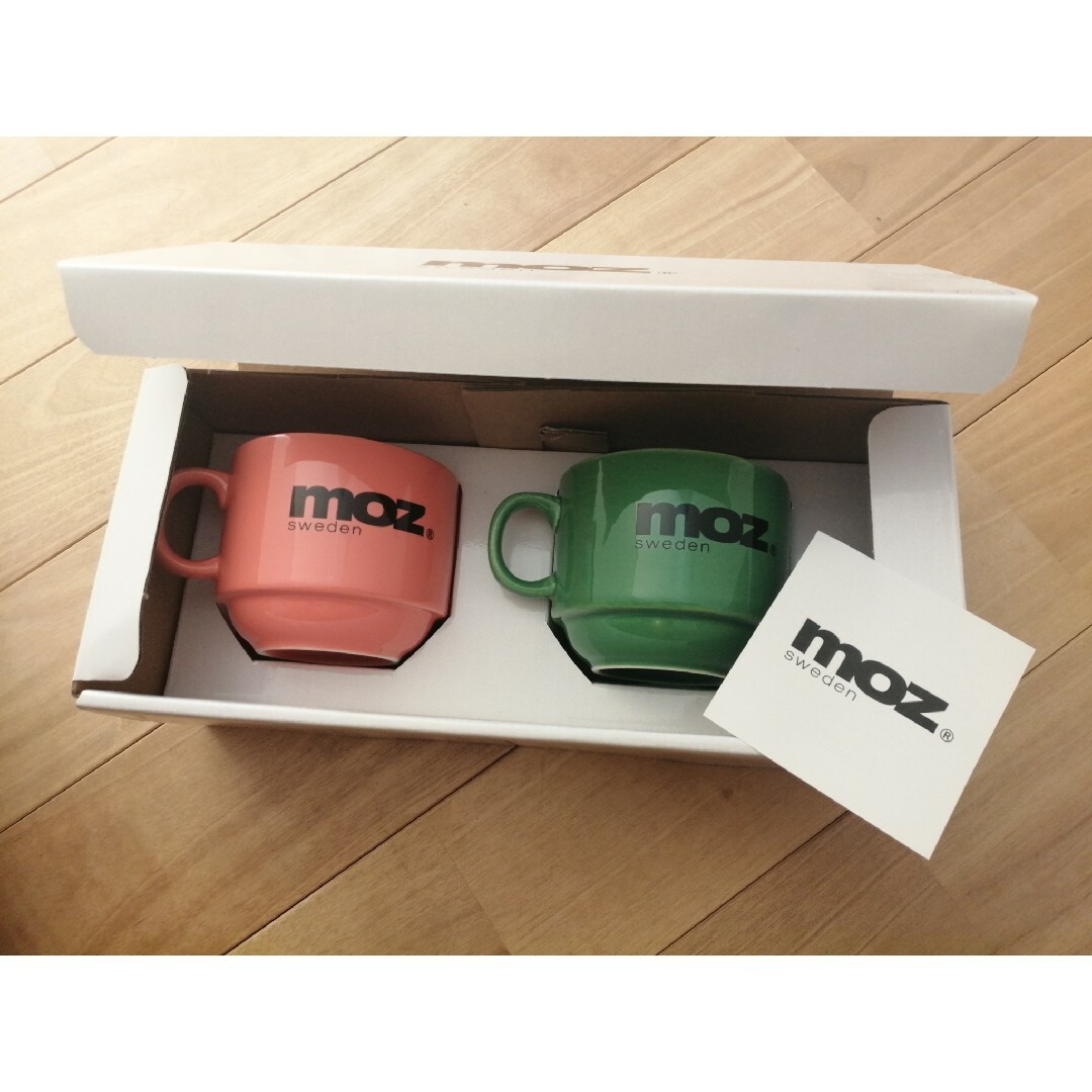 moz(モズ)の新品　MOZ  ペアマグカップ　北欧 インテリア/住まい/日用品のキッチン/食器(グラス/カップ)の商品写真