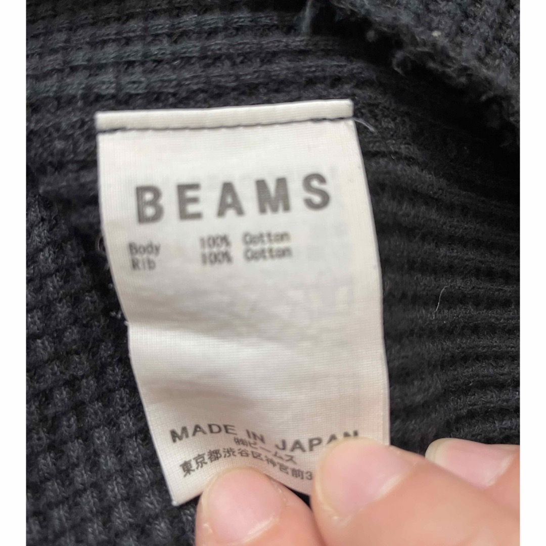 BEAMS(ビームス)の【763】 BEAMSのワッフルの長T メンズのトップス(Tシャツ/カットソー(七分/長袖))の商品写真