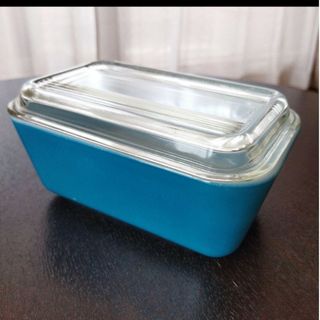 パイレックス(Pyrex)のオールドパイレックス レフ M ブルー(容器)