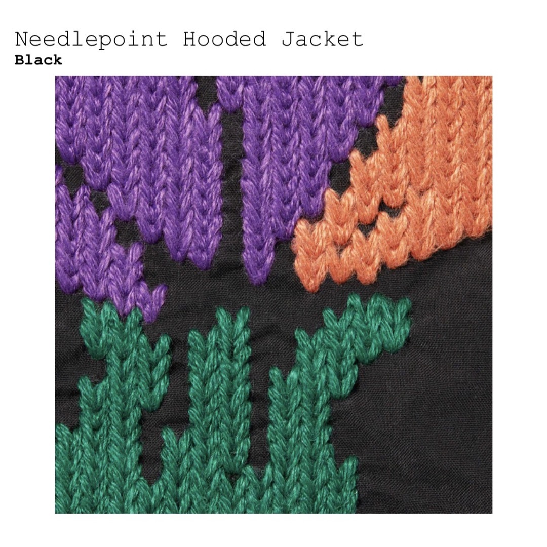 Supreme Needlepoint Hooded Jacket サイズL