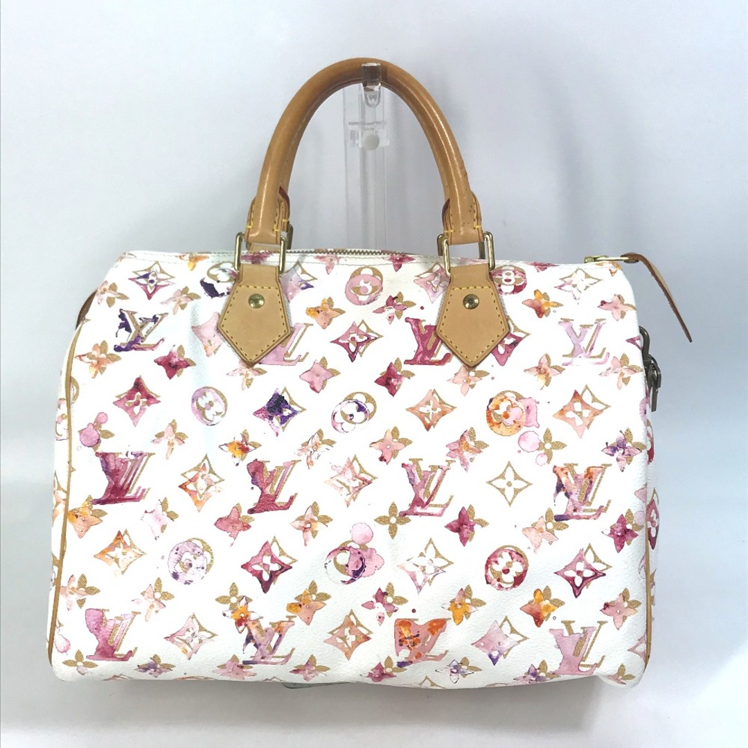 ルイヴィトン LOUIS VUITTON スピーディ30  M95751 モノグラム ウォーターカラー ハンドバッグ カバン ミニ ボストンバッグ モノグラムキャンバス ブロン ホワイト