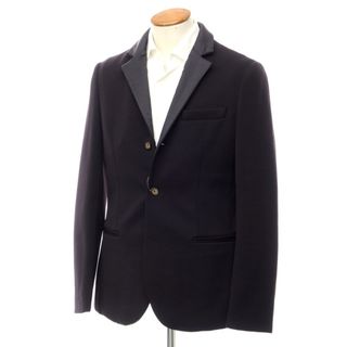 ジョルジオアルマーニ(Giorgio Armani)の【中古】ジョルジオアルマーニ GIORGIO ARMANI ナイロンジャージー ジャケット ブラック【サイズ48】【メンズ】(テーラードジャケット)