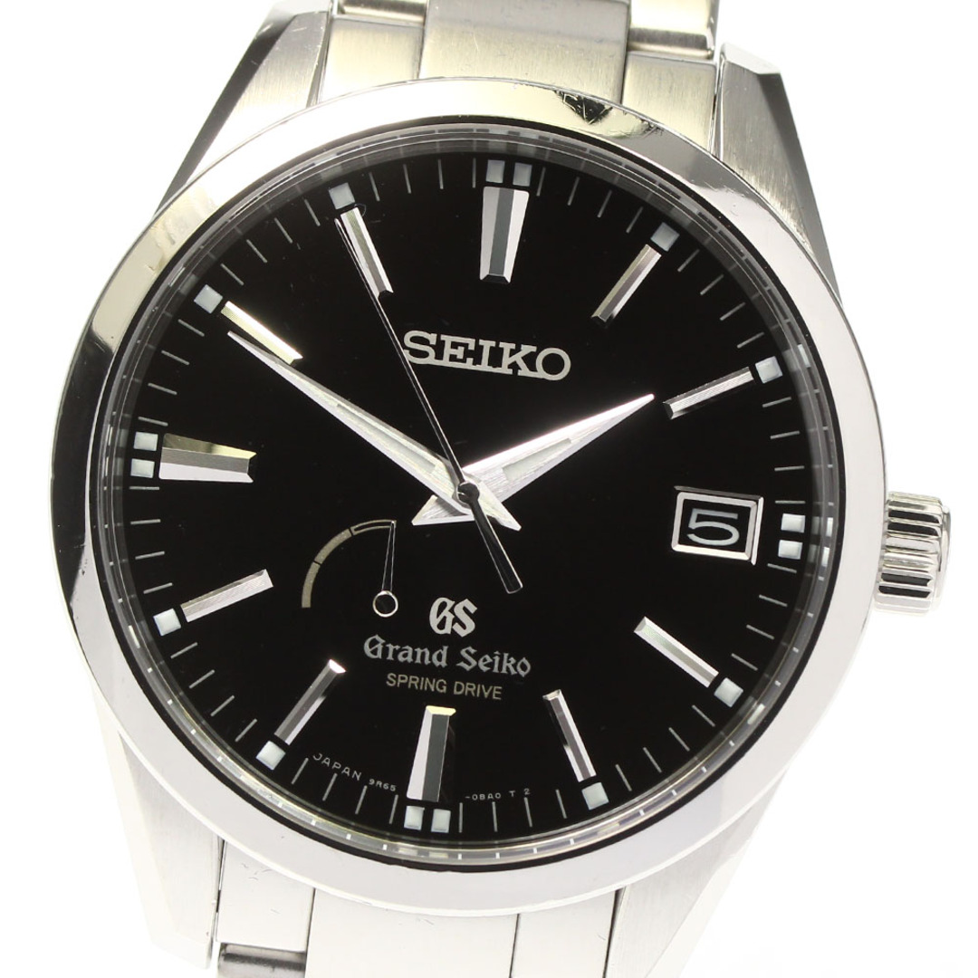 セイコー SEIKO SBGA101/9R65-0BM0 グランドセイコー パワーリザーブ デイト スプリングドライブ メンズ 箱付き_776971