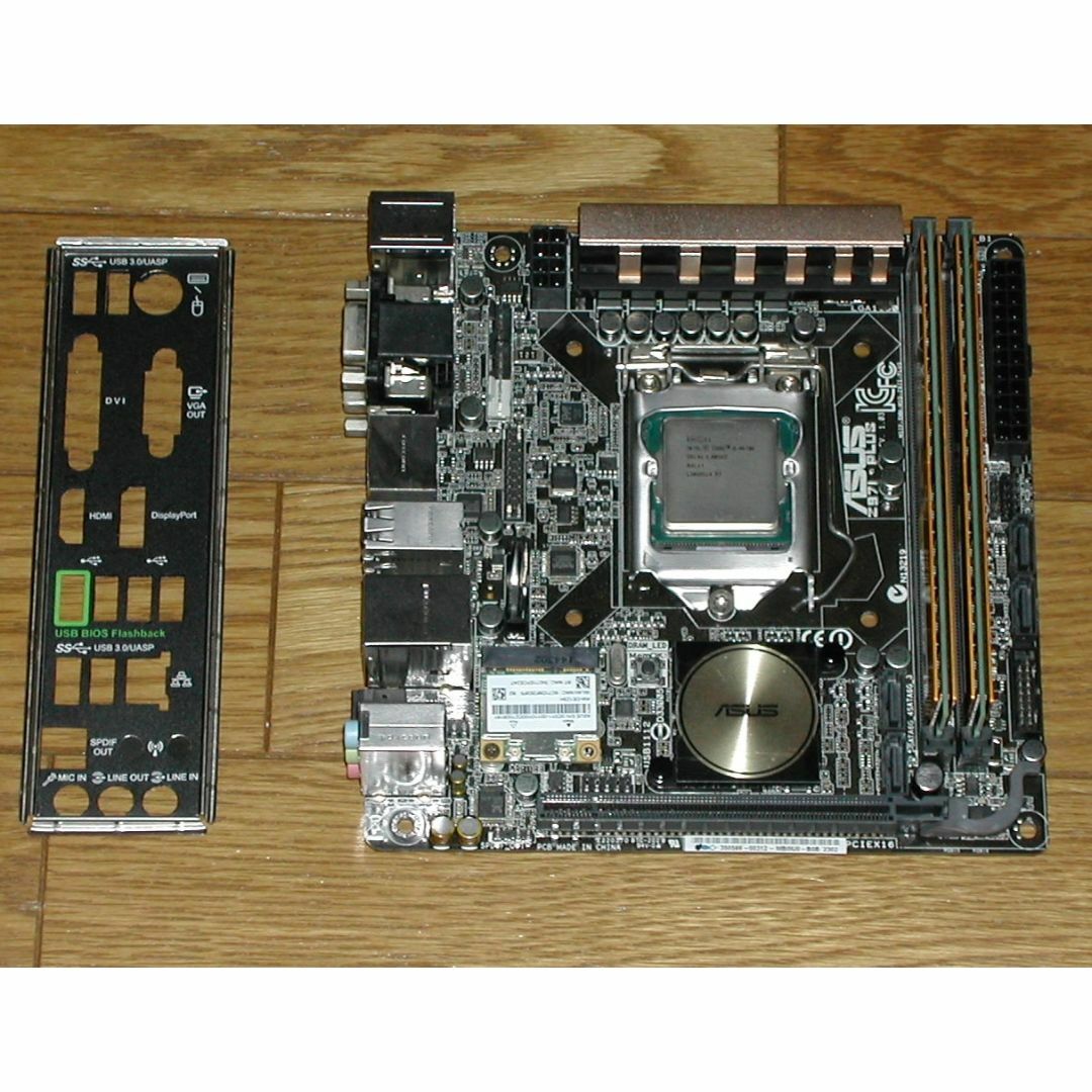 CPU メモリ付き　ASUS　Z97I-PLUS　LGA1150