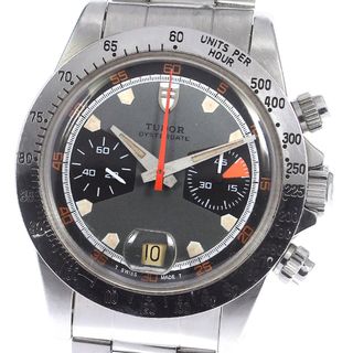 チュードル(Tudor)のチュードル TUDOR 7032/0 モンテカルロ クロノグラフ cal.7734 ホームベース 手巻き メンズ 箱付き_772367(腕時計(アナログ))