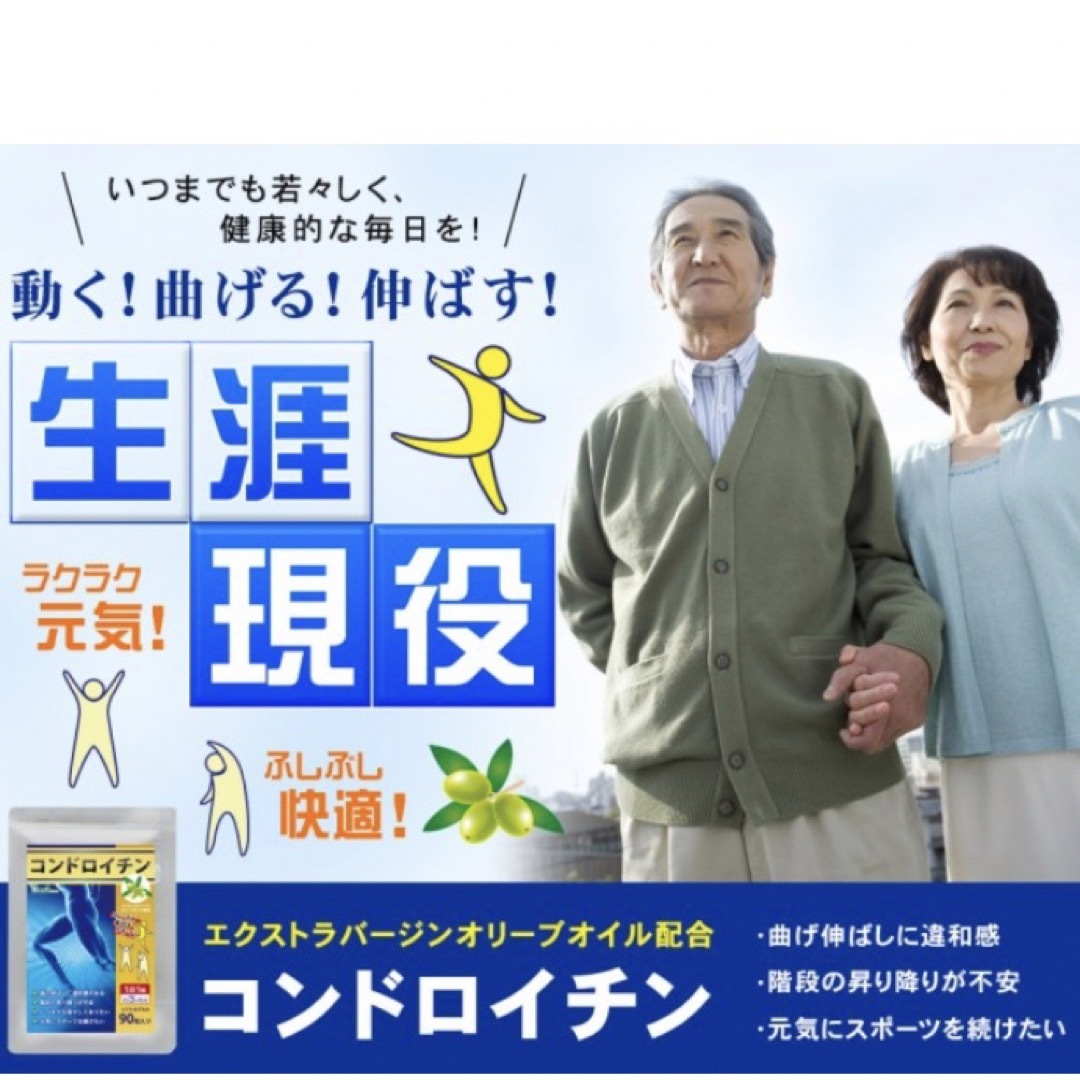 コンドロイチン サメ軟骨 サプリメント 3ヵ月分　健康食品  食品/飲料/酒の健康食品(その他)の商品写真