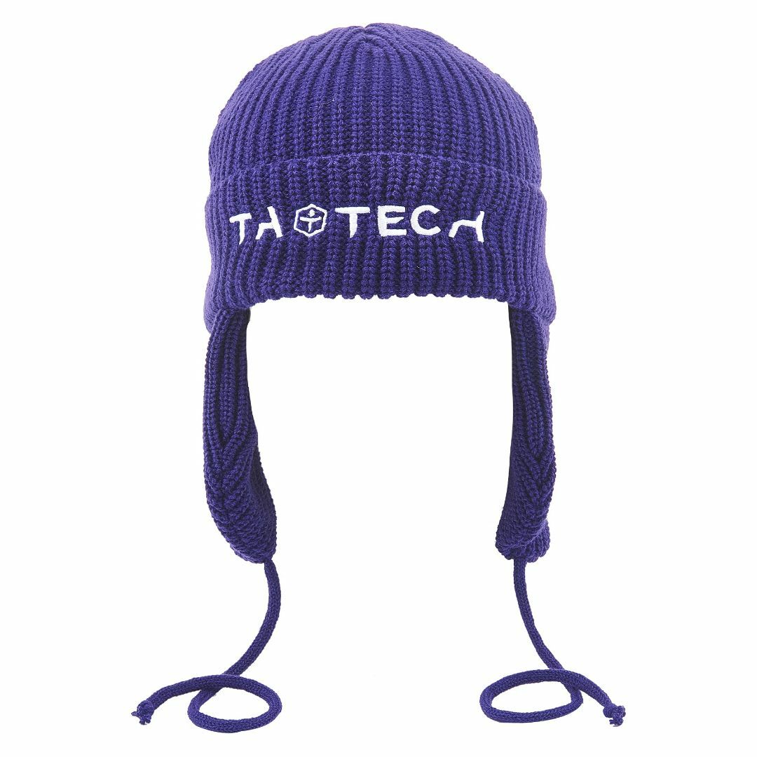 【色: フライト/パープル】TaoTech 耳あて付き ニット帽 防寒 男女兼用