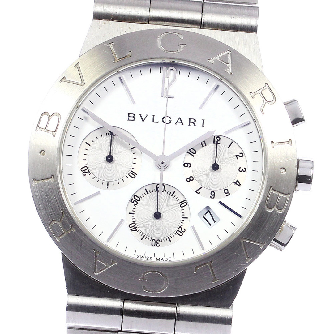 ブルガリ BVLGARI CH35S ディアゴノ スポーツ クロノグラフ クォーツ メンズ _777202