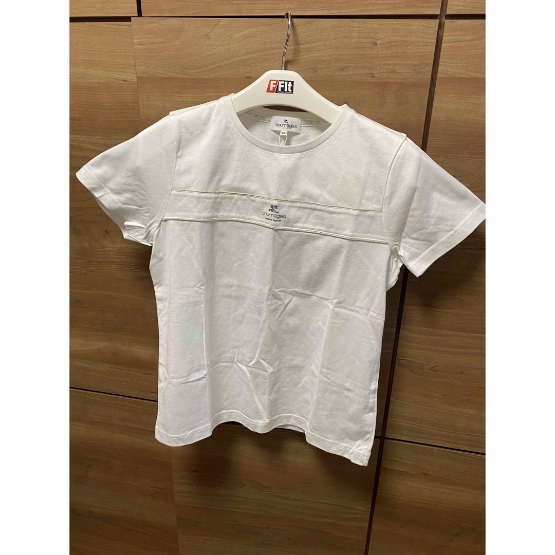 新品未使用　Courreges クレージュ ロゴTシャツ　(タグあり)