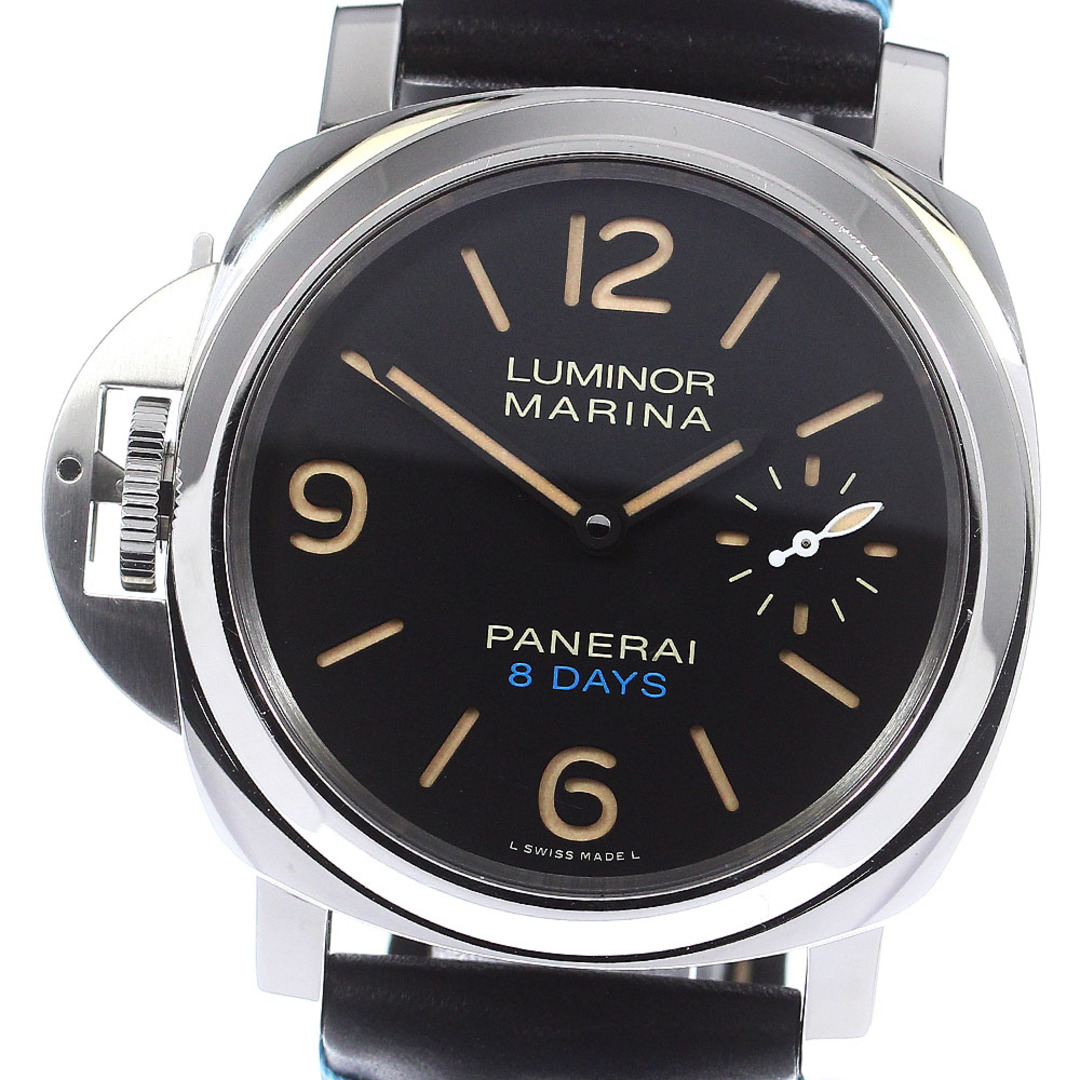 PANERAI(パネライ)のパネライ PANERAI PAM00796 ルミノール レフトハンド 8デイズ アッチャイオ 手巻き メンズ 箱・保証書付き_779208 メンズの時計(腕時計(アナログ))の商品写真