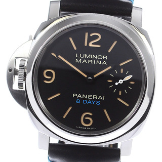 パネライ(PANERAI)のパネライ PANERAI PAM00796 ルミノール レフトハンド 8デイズ アッチャイオ 手巻き メンズ 箱・保証書付き_779208(腕時計(アナログ))