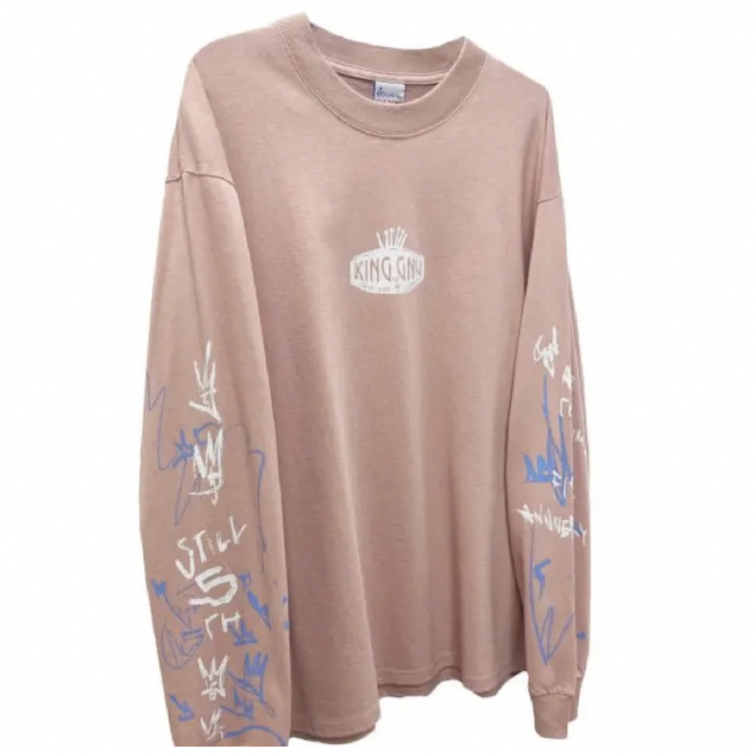 King Gnu LONG SLEEVE TEE [PINK] XXL