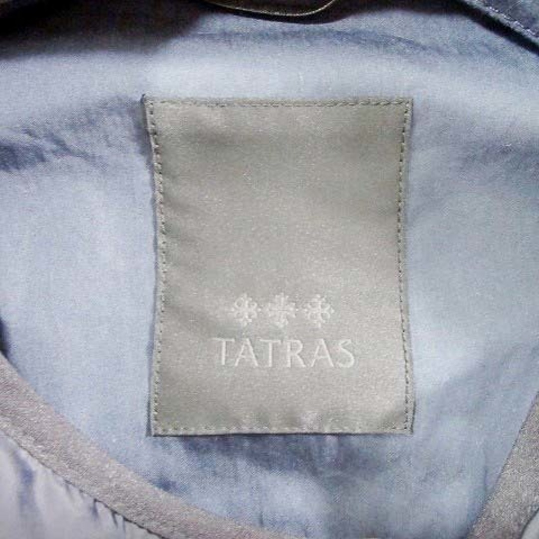 【TATRAS】タトラス 2way ショートトレンチジャケット ダブル グレー