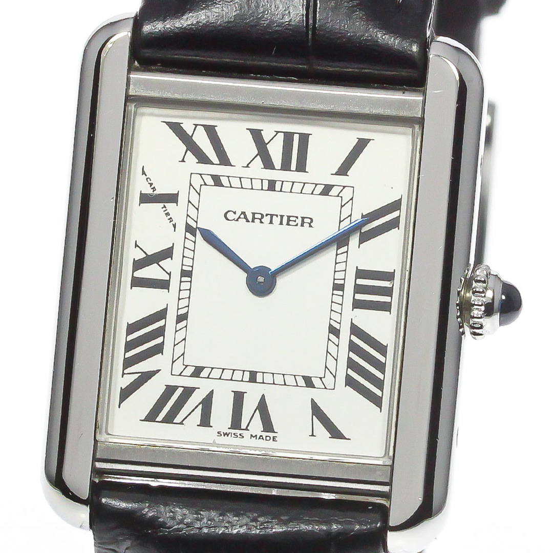 カルティエ CARTIER W108255 カルティエ タンクソロ クォーツ レディース 保証書付き_772528