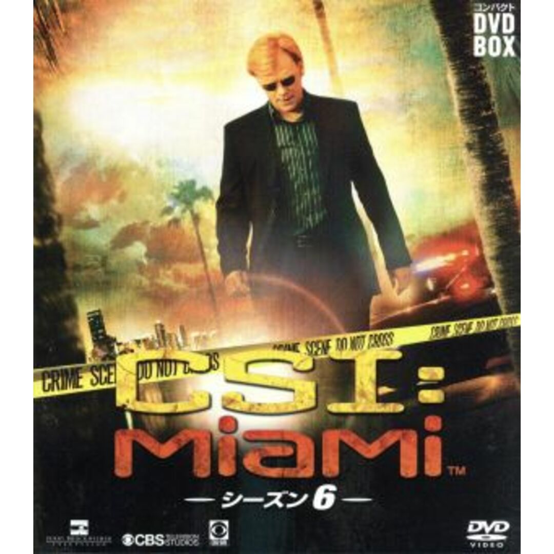 ＣＳＩ：マイアミ　コンパクト　ＤＶＤ－ＢＯＸ　シーズン６