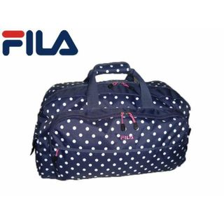 フィラ(FILA)の7398【フィラ】FILA　ボストンバッグ　コン/白ドット(ボストンバッグ)