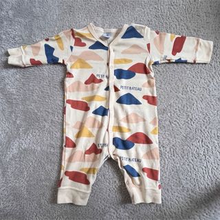 プチバトー(PETIT BATEAU)のプチバトー ロンパース 67cm(ロンパース)