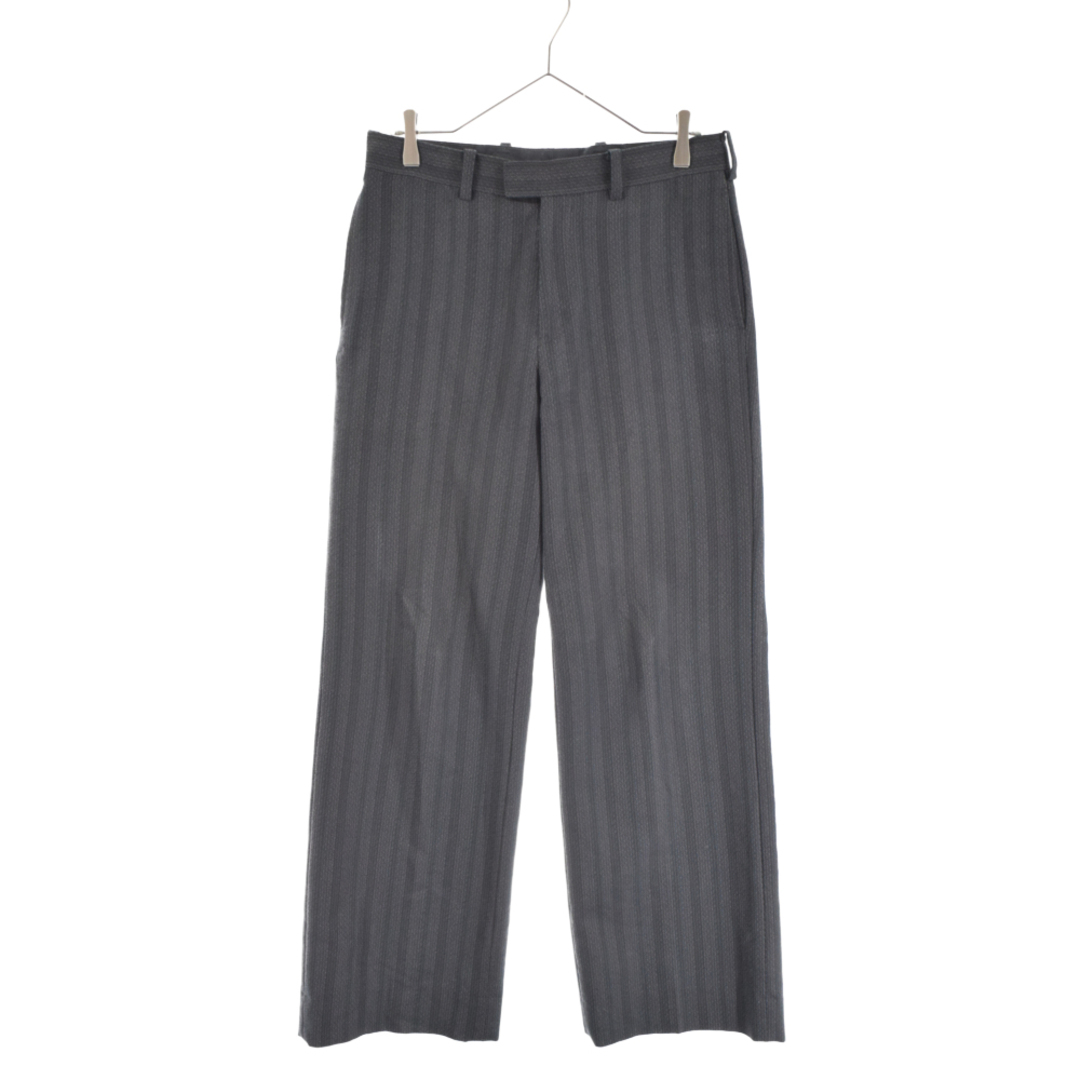 UNDERCOVER アンダーカバー 20SS striped wide-leg tailored trousers ストライプワイドテーラードトラウザーズ スラックスパンツ UCY4502-1 ブラック
