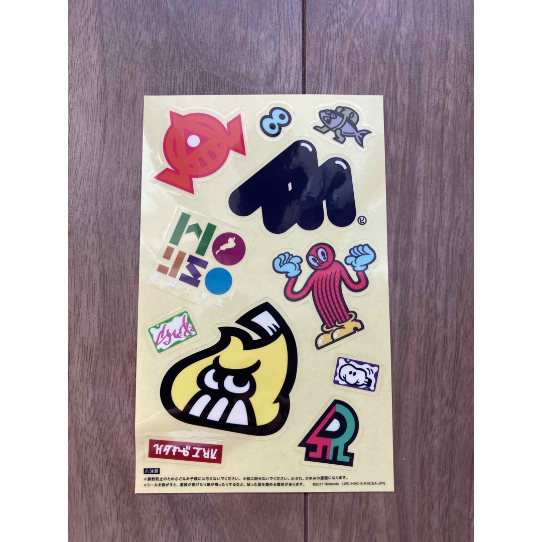 任天堂(ニンテンドウ)のスプラトゥーン　ステッカー　シール3枚セット エンタメ/ホビーのおもちゃ/ぬいぐるみ(キャラクターグッズ)の商品写真