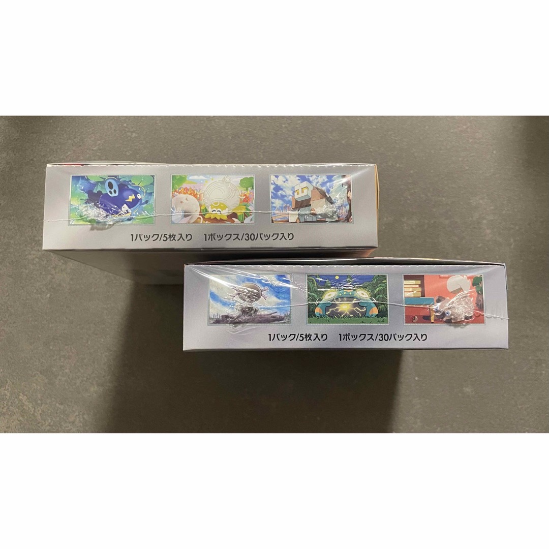 ポケモン(ポケモン)のポケモンカード クレイバースト　黒炎の支配者各1BOX シュリンク付き新品未開封 エンタメ/ホビーのトレーディングカード(Box/デッキ/パック)の商品写真