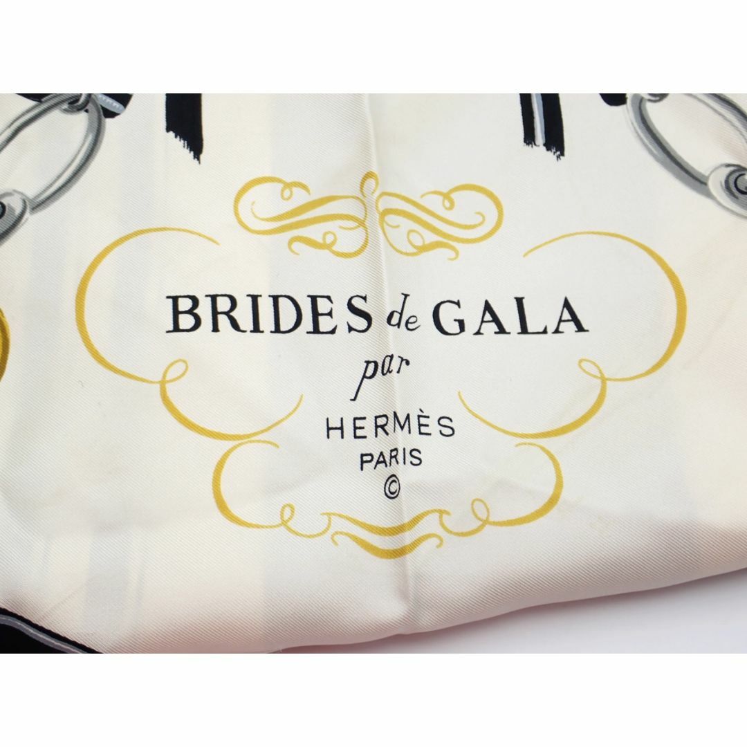 HERMES エルメス カレ90 BRIDES de GALA シルク100％ 1