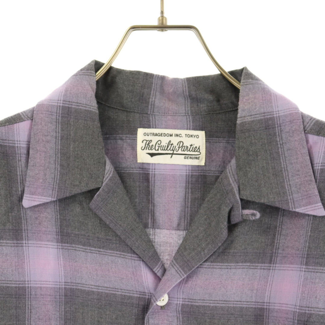 WACKO MARIA - WACKO MARIA ワコマリア 23SS OMBRE CHECK OPEN COLLAR