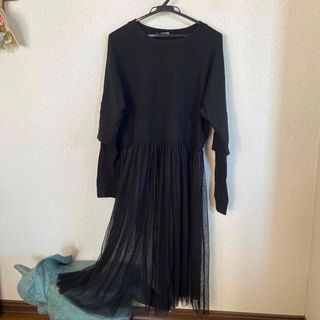 ザラ(ZARA)の♡本日限定お値下♡ZARA チュール デザインスウェット S♡(トレーナー/スウェット)