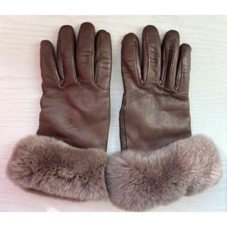 グローブス(Gloves)のあおちゃん様専用Gloves グローブス　レザーファーグローブ(手袋)