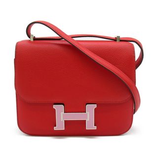 エルメス(Hermes)のエルメス コンスタンスミニ ルージュドクー/モーヴシルヴェストル ショルダーバッグ(ショルダーバッグ)