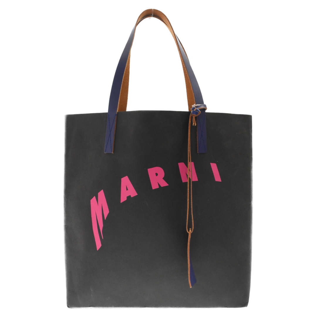 Marni - MARNI マルニ 21SS ロゴプリント ペーパーバッグ ハンドバッグ ...