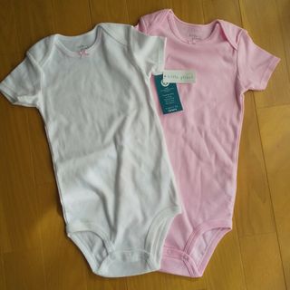 カーターズ(carter's)のCarter's オーガニック ボディスーツ  肌着  24M 女の子  2枚セ(肌着/下着)