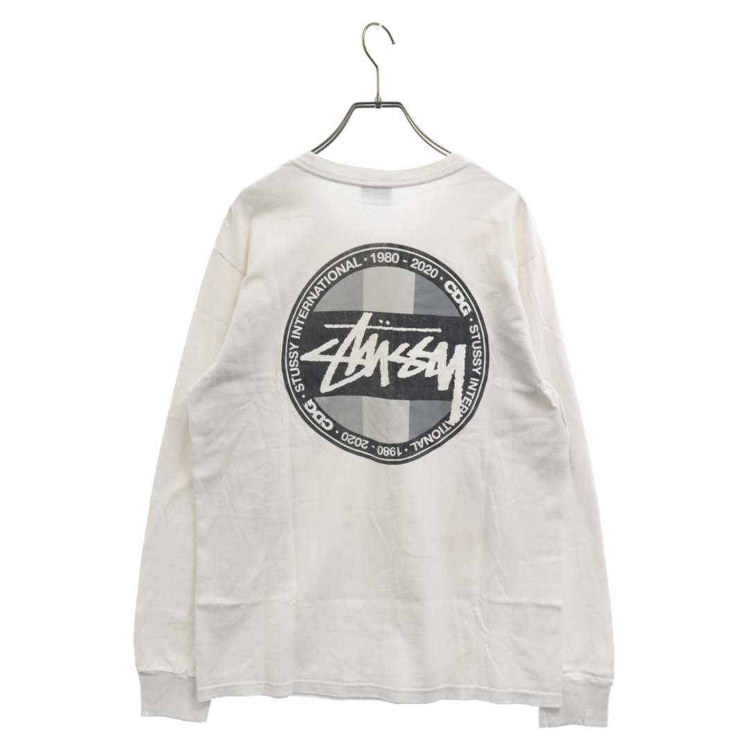 STUSSY ステューシー ×CDG 40th DOT LS TEE コムデギャルソン 40周年