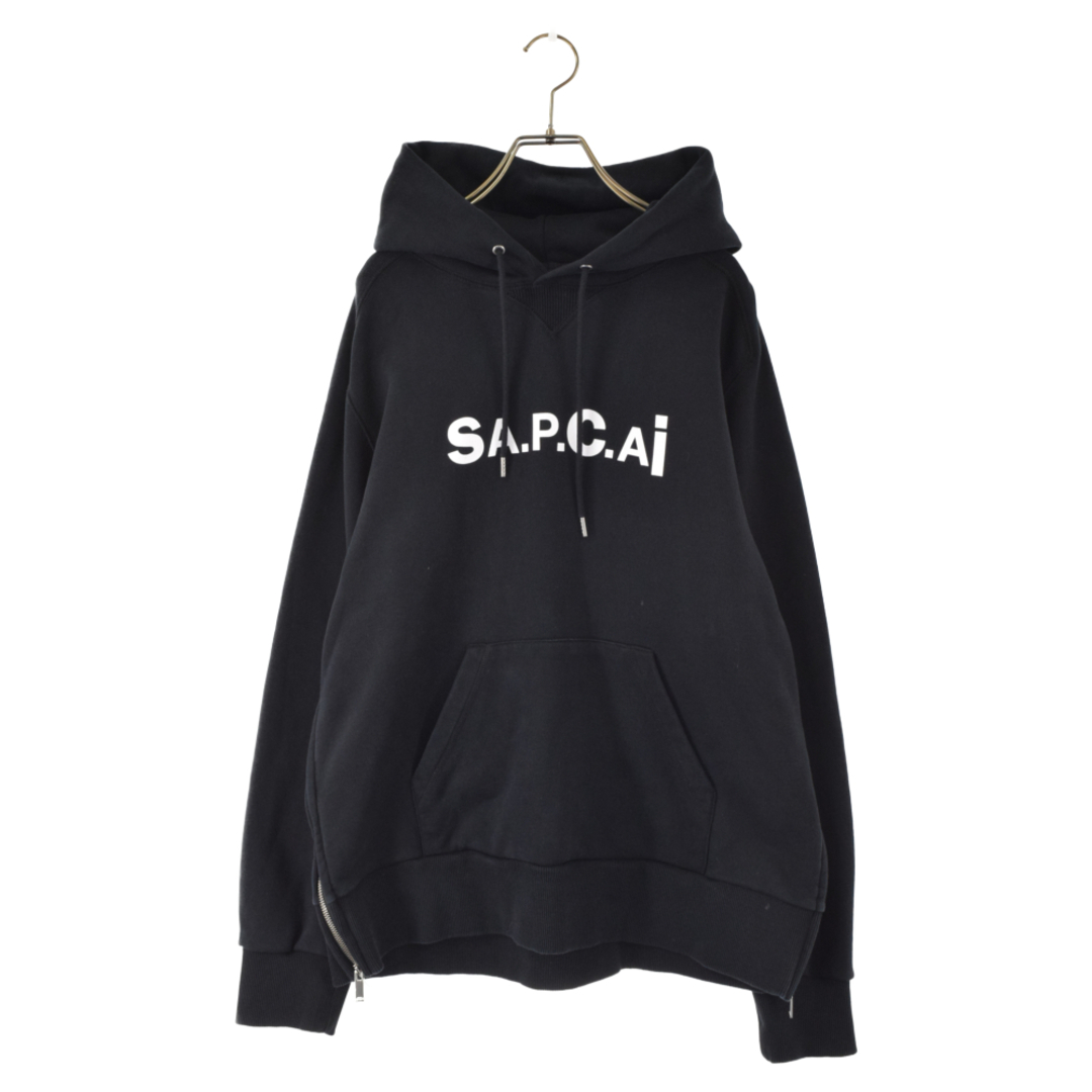 sacai   Sacai サカイ SS×A.P.C. TAIYO HOODIE ロゴプリントサイド