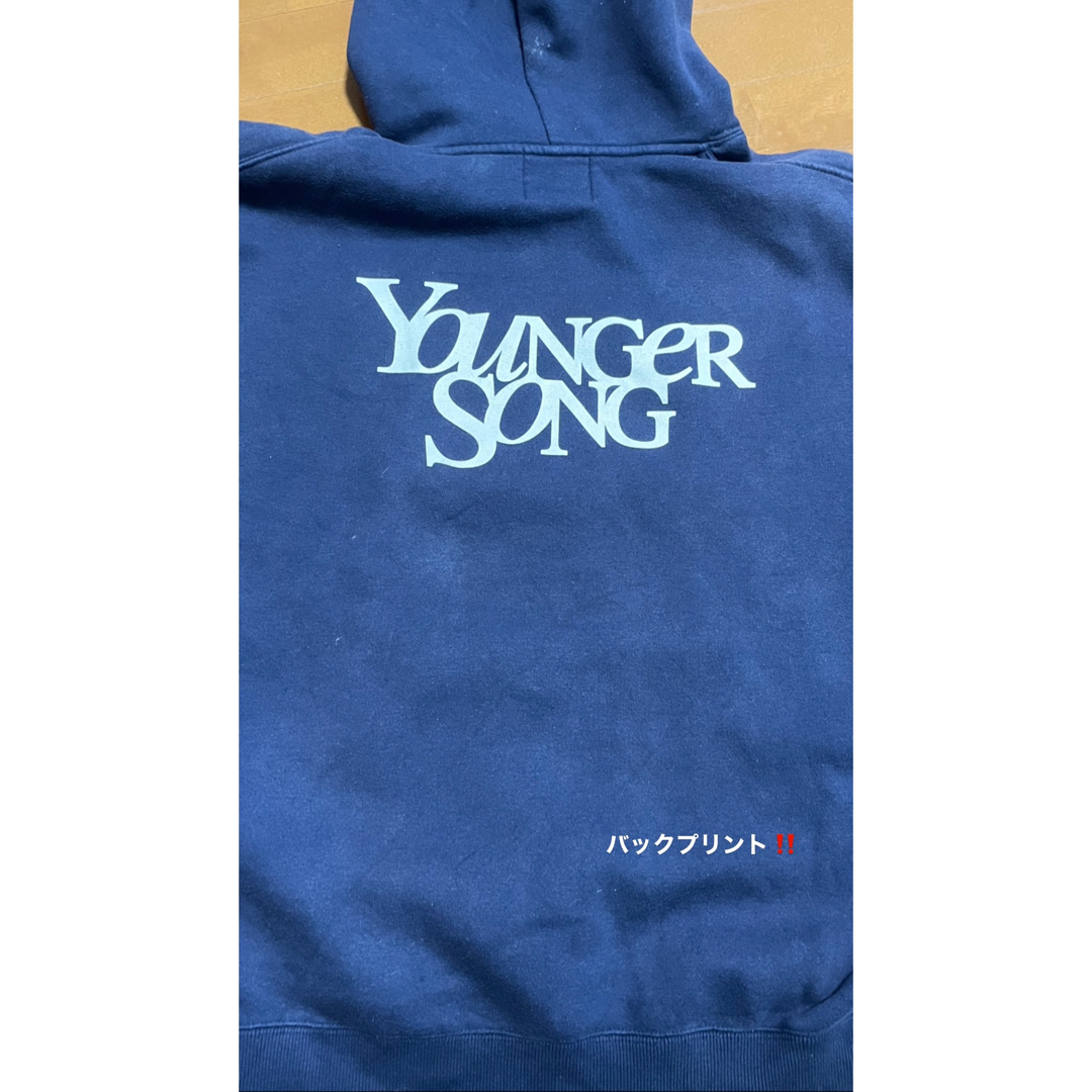 【美品】yungersong裏起毛パーカー