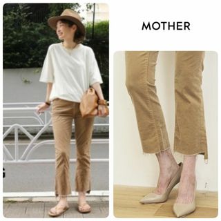 ドゥーズィエムクラス(DEUXIEME CLASSE)の新品 MOTHER INSIDER CROP ベージュ 24 定価31,900円(デニム/ジーンズ)