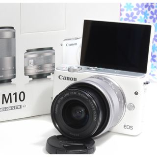 キヤノン(Canon)のWi-Fi内蔵★Canon EOS M10★高画質★初心者おすすめ★(ミラーレス一眼)