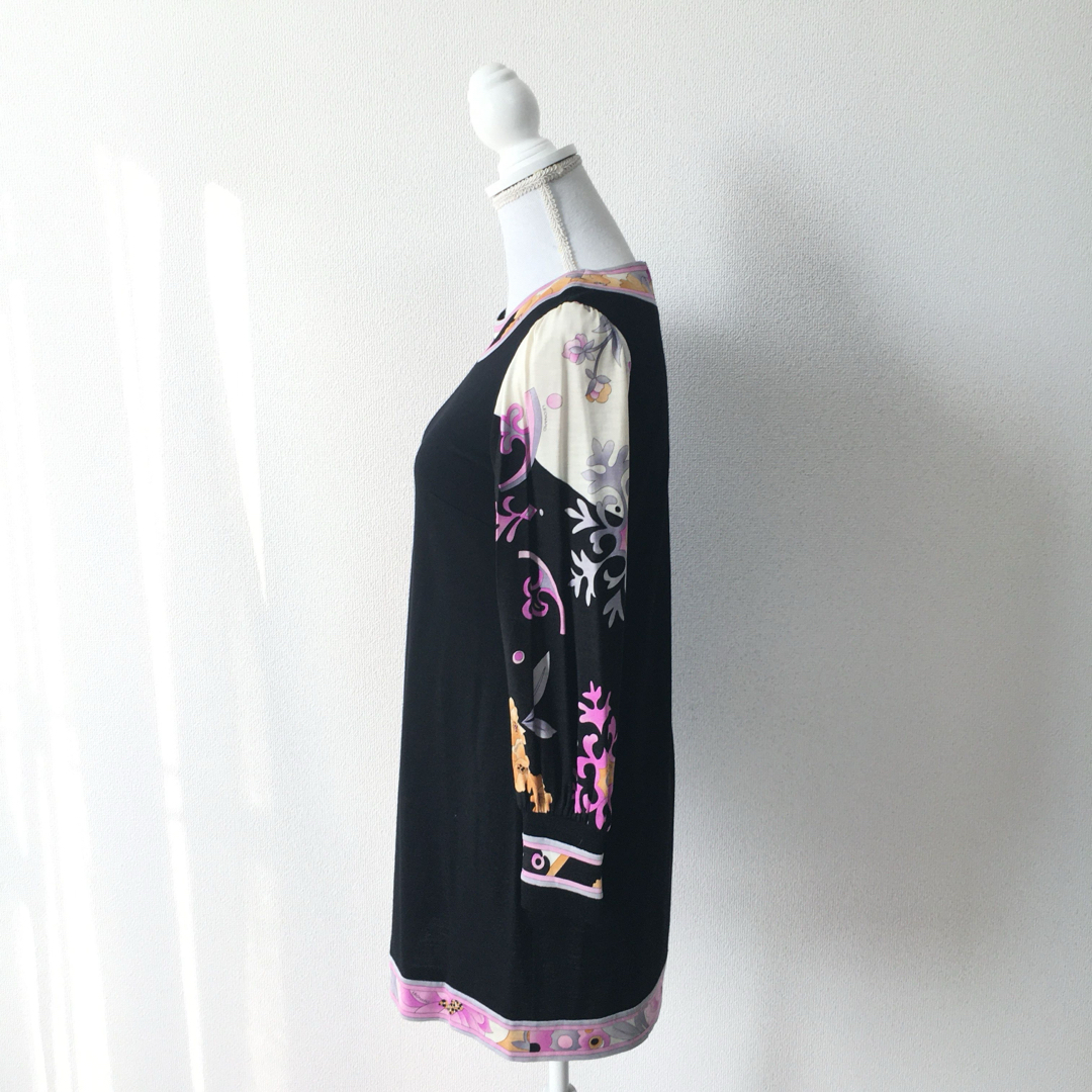 LEONARD - 美品 LEONARD レオナール 美しい花柄 シルクウール