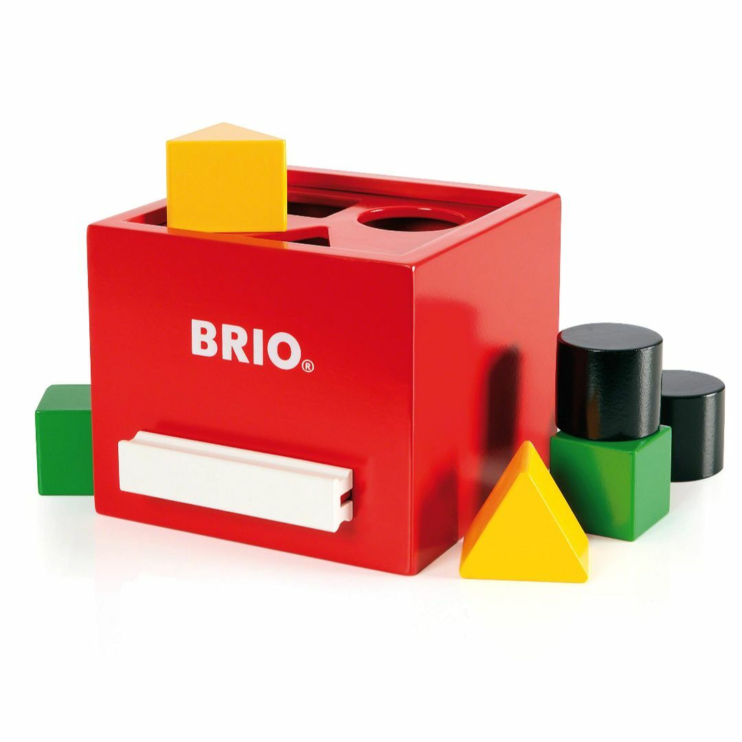スタイル:赤BRIO 形合わせボックス(赤) 30148