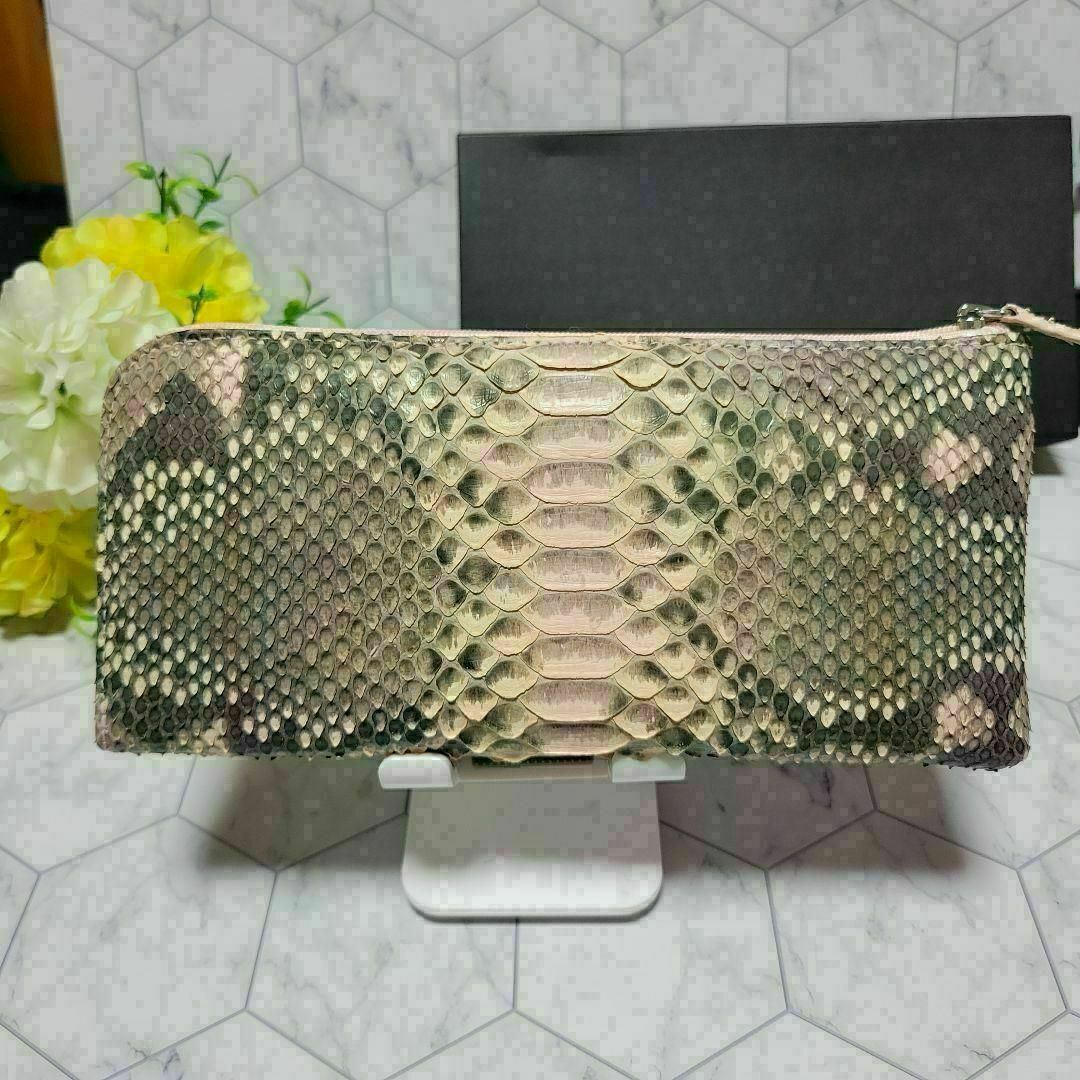 クロコダイル パイソン 高級 長財布 ウォレット さいふ ジッピー 箱付き | フリマアプリ ラクマ