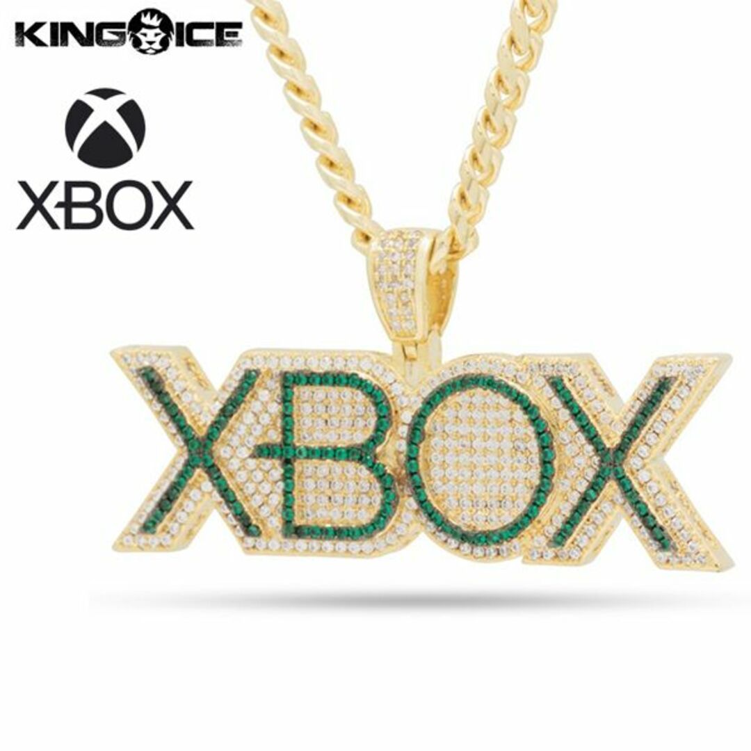 【公式商品/日本未発売】XBOX KING ICE ネックレス ゴールド 6